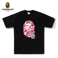 BATHING APE ABC CAMO GO APE POINTER APE HEADTEE GO APE POINTER TEE High Quality Pure Cotton T Shirt Couples