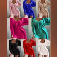 Cozy Fleece Loungewear Set Long Sleeve Top & Shorts Pants Soft & Warm Home Outfit 
