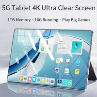5G Tablet 10.1" FHD Eye Protection Screen, Octa-Core Processor, 128GB/256GB/512GB/1TB Storage, Dual SIM, GPS, Bluetooth, Android OS