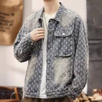 Clothing Loose Spring Autumn Fashion Lapel Jacket Old Tops Couple Workwear All Match
