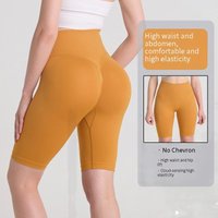 Clothing High Waist Fitness Pants Elastic Tight Hip Lifting Sports Five Point Pants Quick Drying Running Yoga Shorts