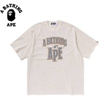 A BATHING APE BAPE-Ape Printed Men's Short Sleeved T-shirt