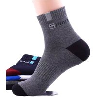 Men's And Women's Medium Tube Deodorant Sweat-absorbing Breathable Thin Socks Spring, Summer And Autumn Sports Socks Alphabet Socks