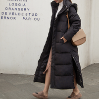 Clothing Warm Jacket Padded Jacket Super Long To Ankle Loose Bread Warm Padded Jacket
