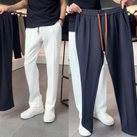 Tie Dye Casual Straight Leg Pants mid Waist Loose Fitting Trendy Sports Outdoor Autumn Trousers Polyester Standard Thickness