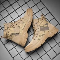 Martin Boots, Men's Shoes, Autumn And Winter High-Top Thick-Soled Hiking Shoes, Anti-Slip Soft-Soled Casual Shoes, Large