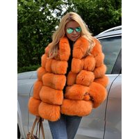 Women's Clothing autumn and winter new fur coat women's fur coat fox fur splicing ready