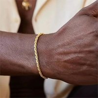Voghion Deal Enjoy 29% Off Cuban Chain Titanium Steel Bracelet for All