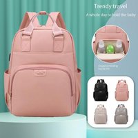 Maternity Bag New Fashion Simple Leisure Mommy Bag Large Capacity Dry And Wet Separation USB Backpack Mother And Baby Bag Milk Storage Insulation Bag
