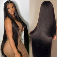 13×6 Lace Front Wigs Human Hair Pre Plucked 180%  Lace Frontal Wigs Human Hair with Baby Hair 13X6 Straight Human Hair Lace Front Wigs for Black Women