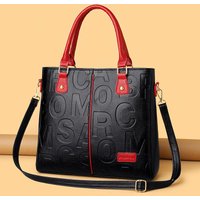 Handbag new style temperament messenger bag large capacity Internet celebrity style stylish soft leather texture embossed shoulder bag for women