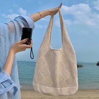 Hot Selling Shoulder Bag Lazy Style Bag Female Shopping Bag Spring Summer Hollow Weaving