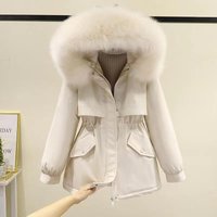 Women's Clothing faction overcomes the new winter loose plus velvet thickened cotton coat for women, fashionable small cotton padded jacket