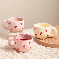 Creative Love Mug High Value Ceramic Water Cup Home Couple Mug Cute Office Delicate Coffee Mug