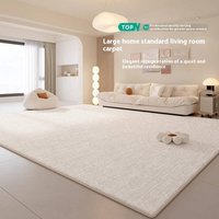 Premium Soft Cream-Colored Area Rug – Waterproof, Stain-Resistant, Easy To Clean – Perfect For Living Room, Bedroom, And Study – Multiple Sizes