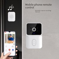 Smart WiFi Video Doorbell With Two-Way Audio, Wireless Security Camera, Low Power Consumption, Remote Access Via Mobile App