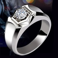 2 Carat Eleant Stylish Men’s Diamond With Masculine Aura, Personalized Handsome, Business And Domineerin Entleman