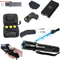 2026 New Outdoor Mini Self Defense Stun Gnn Electric Shock Flashlight Stun Women Self-defense Tool Rechargeable And Portable