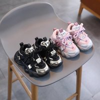 Children’s 2024 Spring New Fashion Boys‘ Velcro Soft Sole Lightweight Sports Girls‘ Casual Shoes