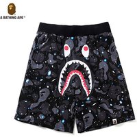 A BATHING APE Ape Head Shark Shorts Ape Head Shorts Five Leg Casual Shorts, Made Of Pure Cotton Fabric High Quality Shorts
