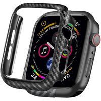 Cover For Apple watch case 44mm 40mm 45mm 41mm 42mm 38mm Carbon fiber Bumper Protector iWatch series 7 3 4 5 6 SE 8 Accessories