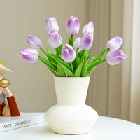 PU Tulip Cross-border Supply Artificial Flower Home Decoration Wedding Bouquet MW54102