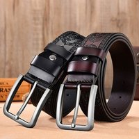 PU Pin Buckle Retro Belt Fashion Casual Business All Match Jeans Belt