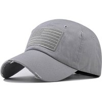 New Multi-color Cotton American Flag Washed And Used Duckbill Independence Day Baseball Cap