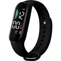 Touch electronic watch LED watch children cartoon electronic watch student sports watch