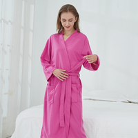 Clothing Waffle Bathrobe Sauna Suit Thin Nightgown Long Couple Home Clothes Hotel Bathrobe