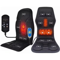 Electric Heating Waist Massager Car Chair Office Lumbar Neck Infrare Heated Vibration Cushion Shoulder Back Massage