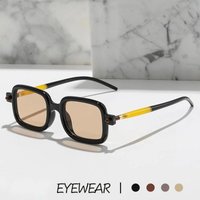 New European and American Cross Border Trendy Street Photography Retro Art Square Sunglasses Cross Border Modern INS Anti Blue Light Sunglasses