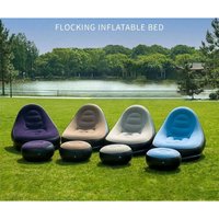 Outdoor Inflatable Sofa Chair, Portable Camping, Internet Celebrity, Thick Flocking, Lazy Sofa, Bedroom, Home, Leisure,