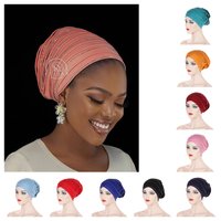 air layer layered tube hat hot diamond headscarf hat stock