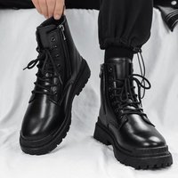 Fashionable British Style Motorcycle Boots