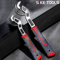Self-Locking Adjustable Wrench Set - Multi-Purpose Slip Joint Pliers For Plumbing, DIY & Household Repairs - CR-V Alloy Steel Construction