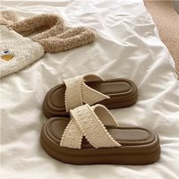 thick Slippers And New Women's Long Dresses With Short Skirts And Beach Pants