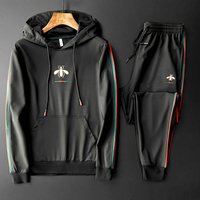Men's Embroidered Hoodie Set – Style Sportswear (2-Piece & All Season)