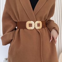 Elastic Waistband Wide Waistband Decorative Suit Dress Fashionable Personalized Belt