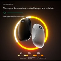2024 digital display hand warmer power bank portable double sided heating large capacity two one charging hand warmer
