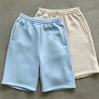 New 2026 Casual Five Point Pants for Men And Women Trendy Loose Drawstring Sports Shorts with Embroidered Letters Street Style