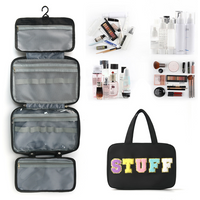 dry wet separation toiletry bag hanging integrated storage toiletry cosmetics portable cosmetic bag