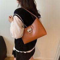 Women's Stylish Large Capacity PU Shoulder Bag - Fashionable Crossbody Bucket Bag For Daily Commute & Outings, Soft & Roomy With Multiple Pockets
