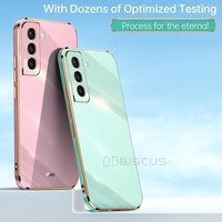 Case For Samsung Galaxy S21 FE S22 S20 Ultra S21 Plus S21Plus s20fe 5G Luxury Plating Soft Silicone Gel Funda Carcasa Co