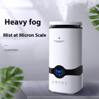 Ultrasonic Humidifier For Bedroom - Quiet Air Humidifier With Remote Control, 2.6L Large Tank, Auto Shut-Off, Night Light