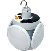 LED high brightness football light hanging folding camping light remote control solar folding football light