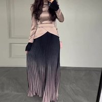 Clothing Round Neck Contrast Splicing Back Strap Slim Dress