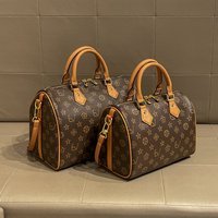 Soft Leather Backpack 2024 New Women's High Quality Single Shoulder Oblique Straddle Boston Pillow Bag Handheld