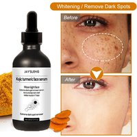 Face Freckle Whitening Serum Turmeric Oil Fade Dark Spot Brighten Removal Pigment Melanin Correcting Essence Beauty