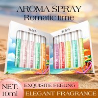 Cross-Border Perfume Brazil Alcohol-Free Digital Book Set 10ml Hair And Body Fragrance Spray Long-Lasting Scent